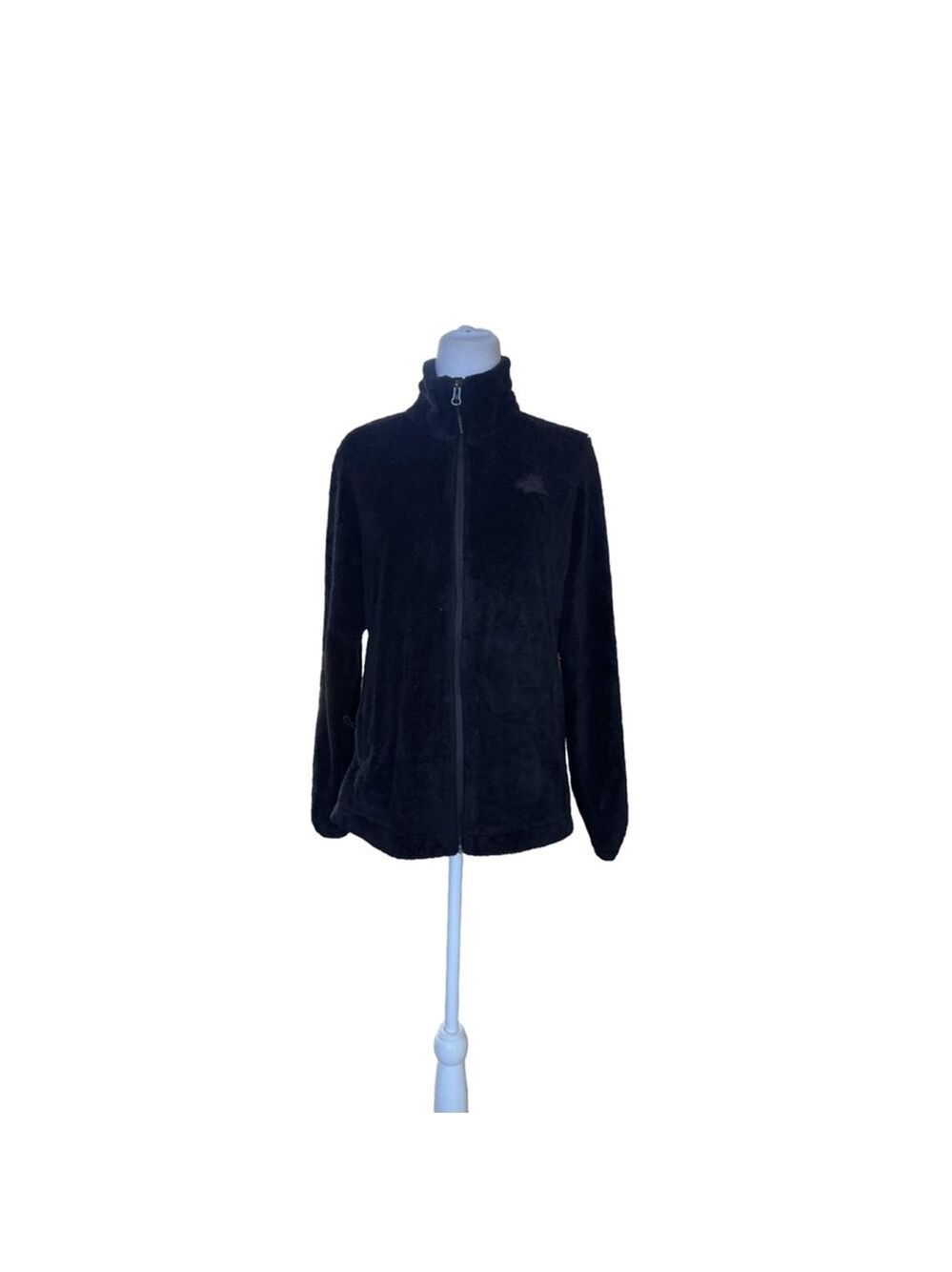 Women's The North Face Fleece Osito Jacket, Black, Size M - Picture 2 of 4